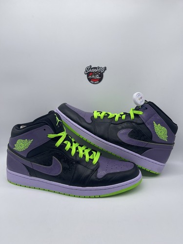 Nike Air Jordan 1 Retro Joker Black Purple Electric Green Nike Air Jordan 1 Retro Joker Black Purple Electric Green