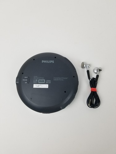 Philips Portable EXP2561 MP3-CD Playback Player Touch Screen Blue & Silver