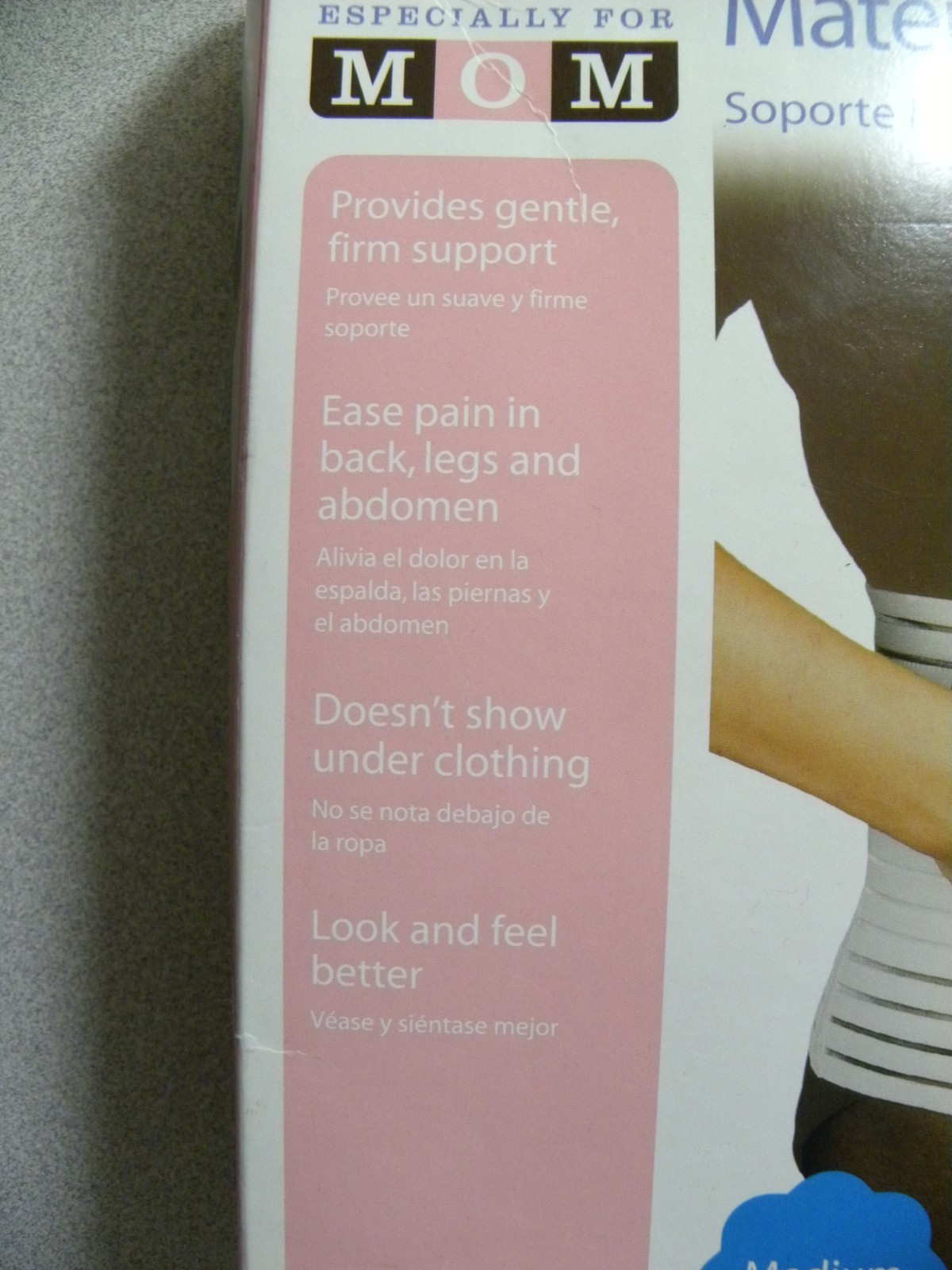 NEW in box-especially for mom maternity support belt medium(pre-preg.7-16)