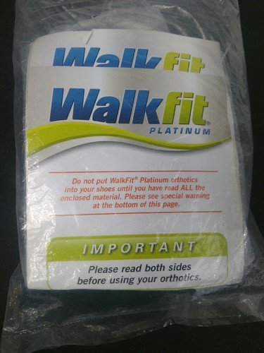 Walkfit Platinum Orthotics W 10-10.5/M 9- 9.5 Comfort Comfortable Walk NEW