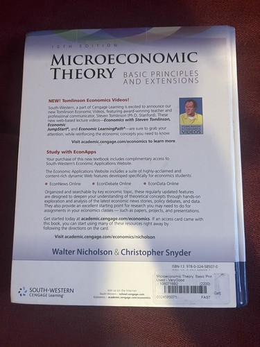 10th Microeconomic Theory | eBay