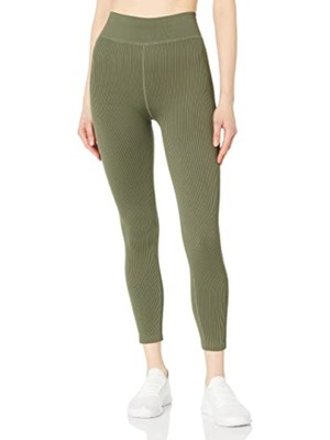 

CALVIN KLEIN PERFORMANCE Женские зеленые влагоотводящие высокие леггинсы для активного отдыха, размер, Зеленый, PF1P6588