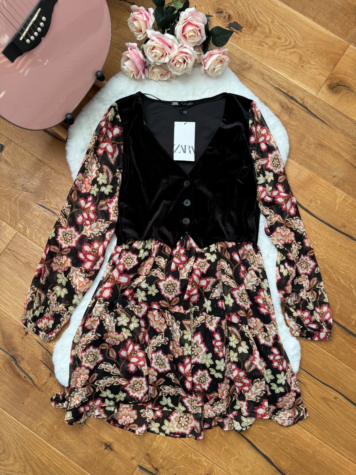 tulle vest all in one dress Sサイズ ANDRESD パンツドレス tulle vest all in one dress / チュール