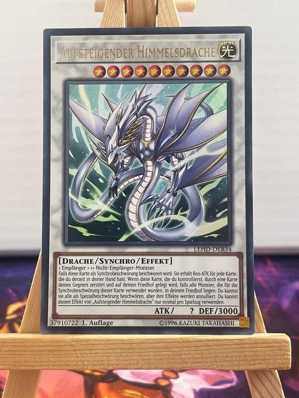 Aufsteigender Himmelsdrache Lehd-Deb34 Ultra Rare Detusch Nm Yugioh