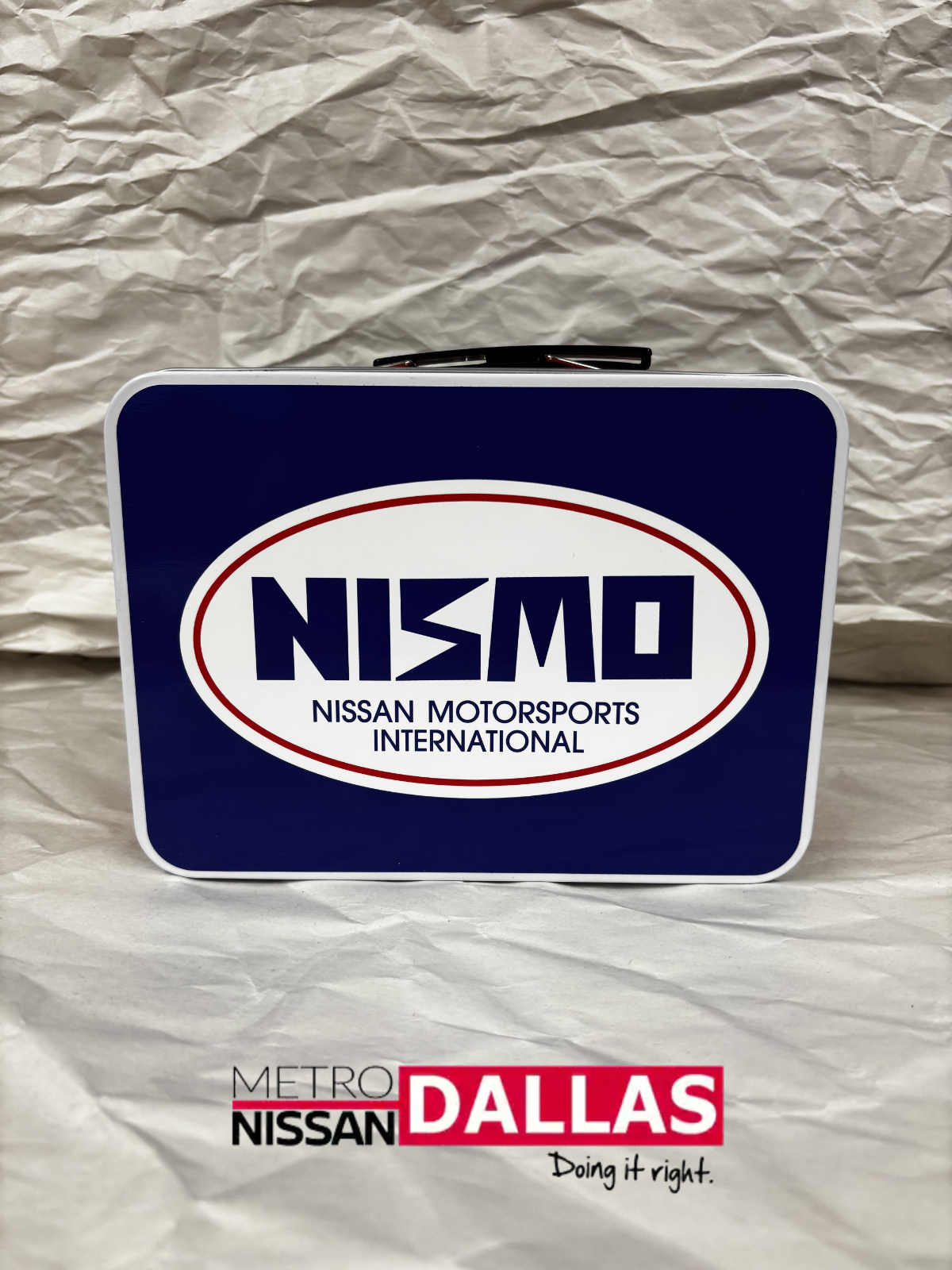 GENIUNE NISSAN NISMO RETRO LOGO LUNCHBOX