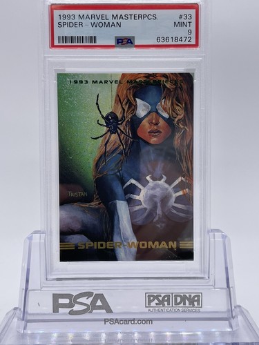 1993 Marvel Masterpieces #33 Spider-woman PSA 9 Mint 8472 | eBay