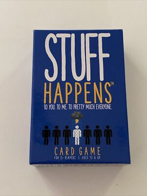 Stuff Happens To You, To Me, To Pretty Much Everyone Card Game New!