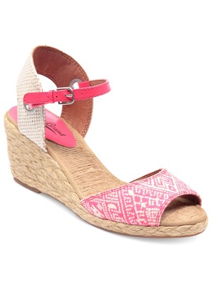 

Женские эспадрильи на танкетке LUCKY BRAND Coral Comfort Kyndra с круглым носком, Коралл, LK-KYNDRA