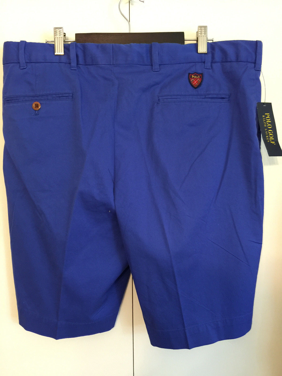 NWT $75 POLO GOLF RALPH LAUREN 36 LINKS FIT STRETCH SHORT Flat New Periwink BLUE