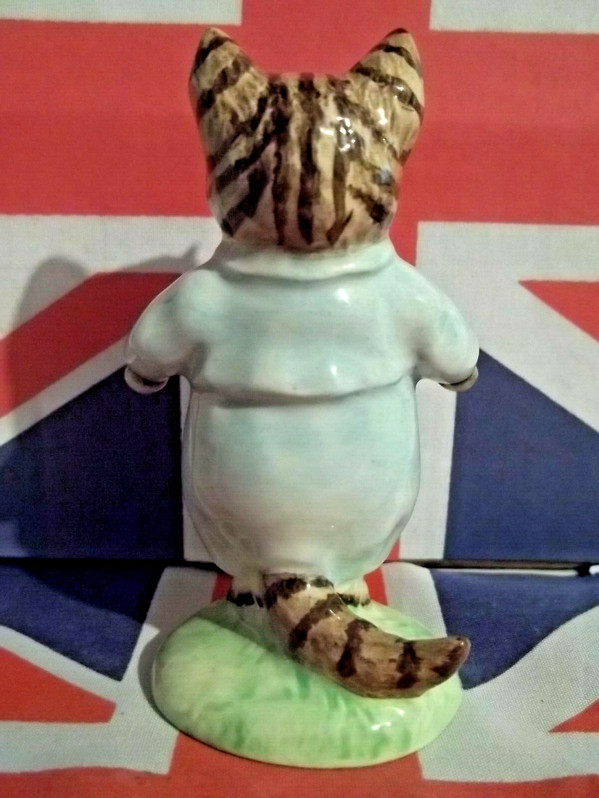 MINT IN BOX BEATRIX POTTER FIGURINE BP6C TOM KITTEN CAT ROYAL ALBERT RARE STAMP