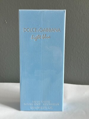 Dolce & Gabbana Light Blue 3.3 oz / 3.4 oz EDT Spray for Women Brand New Sealed