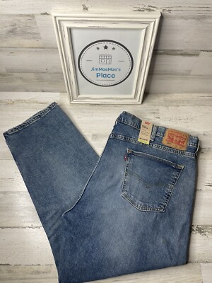 LEVI'S 502 REGULAR TAPER FIT W FLEX STRETCH JEAN BIG & TALL SIZE: 48x30 NWT!