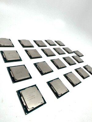 Lot of 21 Used Intel Processors - i5, i7 - Mixed Models - Tested & Working