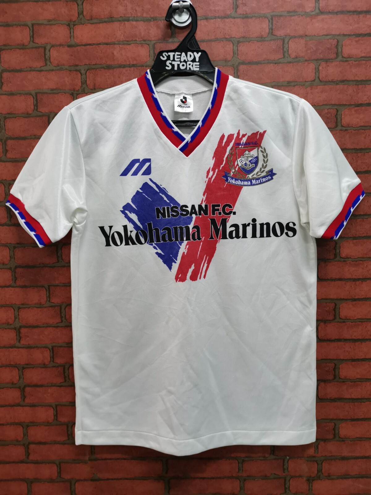 VINTAGE OG MIZUNO YOKOHAMA F. MARINOS JAPAN SOCCER FOOTBALL VINTAGE OG MIZUNO YOKOHAMA F. MARINOS JAPAN SOCCER FOOTBALL