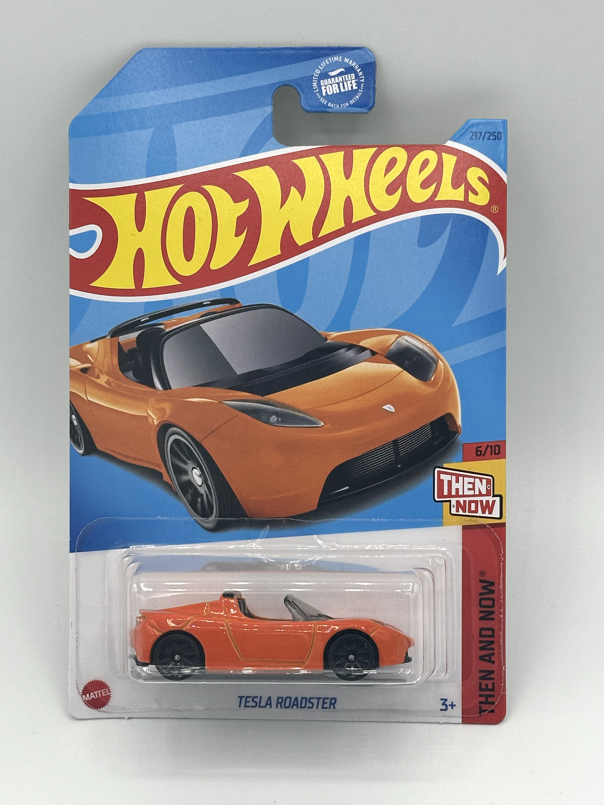 2023 Hot Wheels #217 HW Then & Now Tesla Roadster Orange | eBay