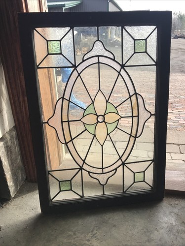 （特別価格）Stained Glass Window Antique F.X Zettler Stained Glass Window - King Richards