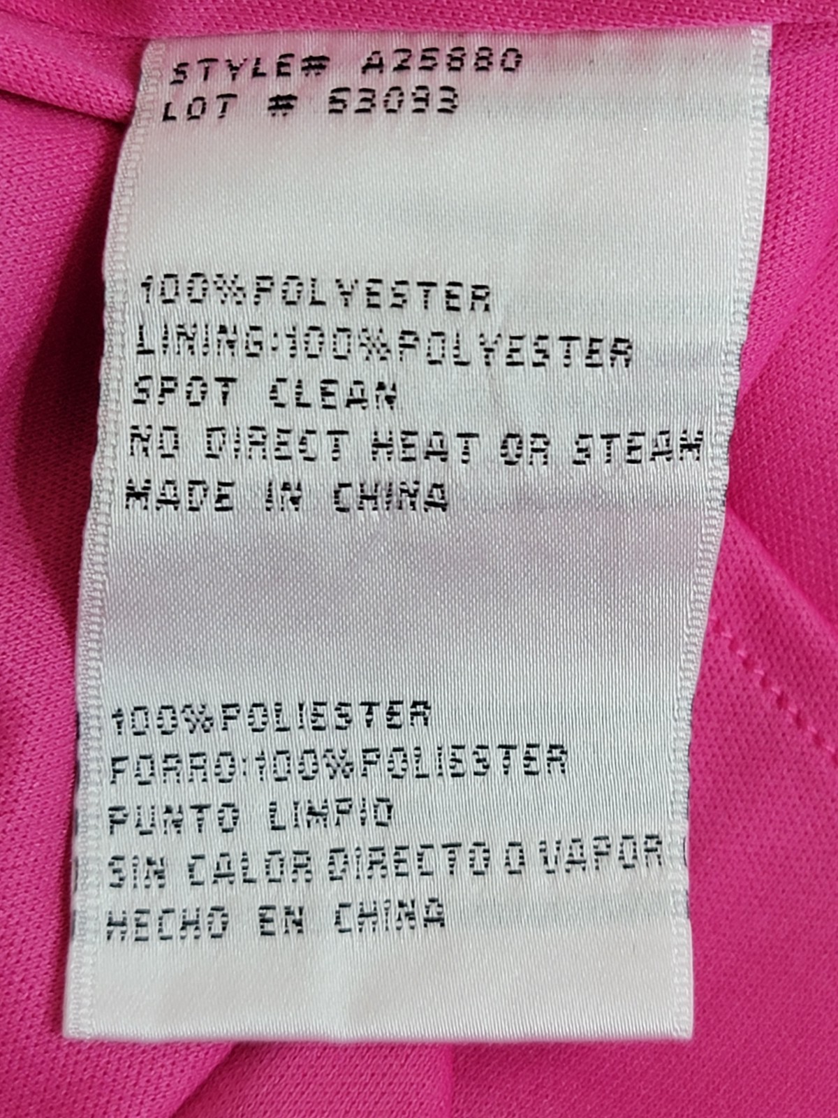 AQUA Formal Pleated Cutout A-Line Dress Women's 0 Pink Back Zipper Closure - Picture 18 of 19