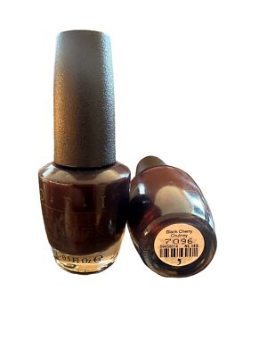 OPI Nail Lacquer Black Cherry Chutney 0.5 fl oz Deep Red Polish