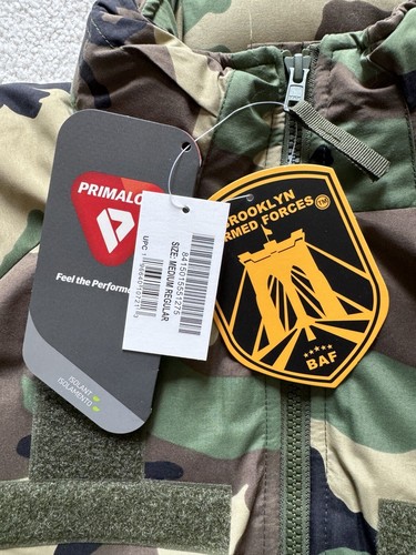 Pre-owned Us Army Cold Weather Parka Primaloft Jacket Ecwcs Woodland Camo Level 7 All Size In Brown