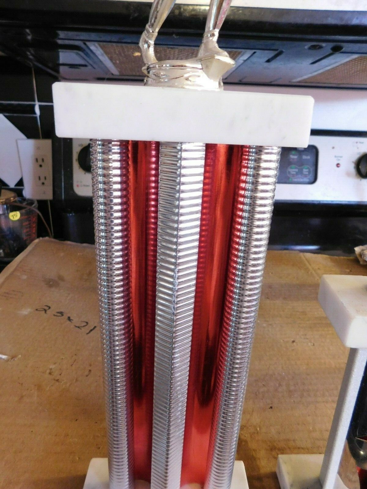 PAIR OF MID-CENTURY BOWLING TROPHIES  GROUP #10