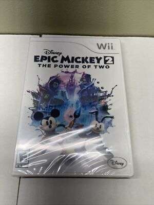 Disney Epic Mickey 2: The Power of Two (Nintendo Wii, 2012) NEW SEALED