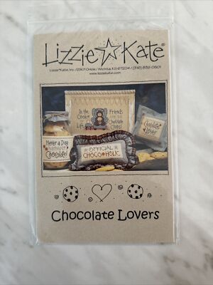 Chocolate Lovers Cross Stitch Pattern #082 by Lizzie Kate (2000)