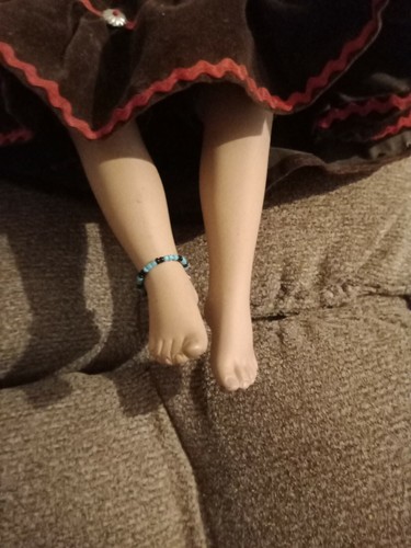 Native American Indian Doll Girl  - Collection Inc. porcelain doll
