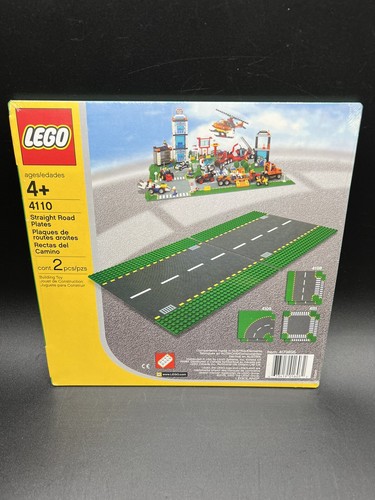 LEGO Town City 4110 Straight Road Plates Street Baseplate Green 6 Stud Rare NEW eBay
