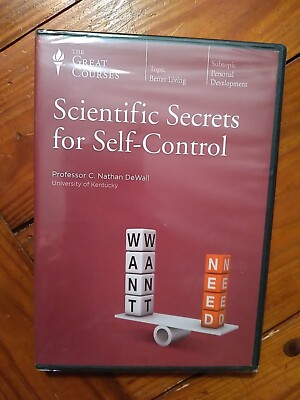 Scientific Secrets for Self-Control by Professor C. Nathan DeWall (CD) 2013