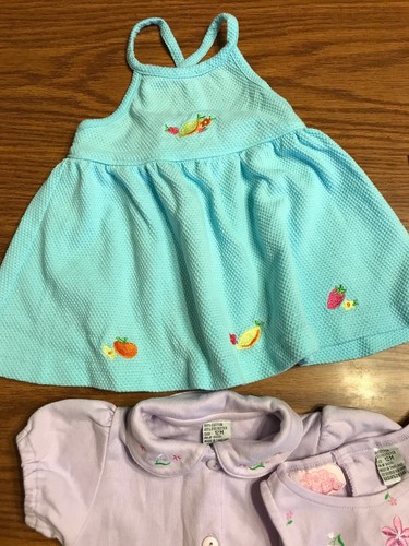 Lot Of Three Baby Girl Outfits Size 12 Months