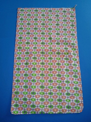 Vintage Peerless 50 lb Flour Label on Feed Sack Geo Print FARM HOUSE FUN!