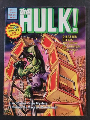 THE RAMPAGING HULK #11 MARVEL MAGAZINE 1978 - EARLY MOONKNIGHT 1st PRINT VF+ 8.5