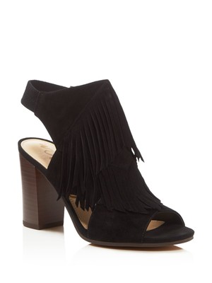 

Женские черные кожаные слипоны с ремешком на пятке SAM EDELMAN с бахромой Elaine, размер 9,5 м, Черный, E4996L2
