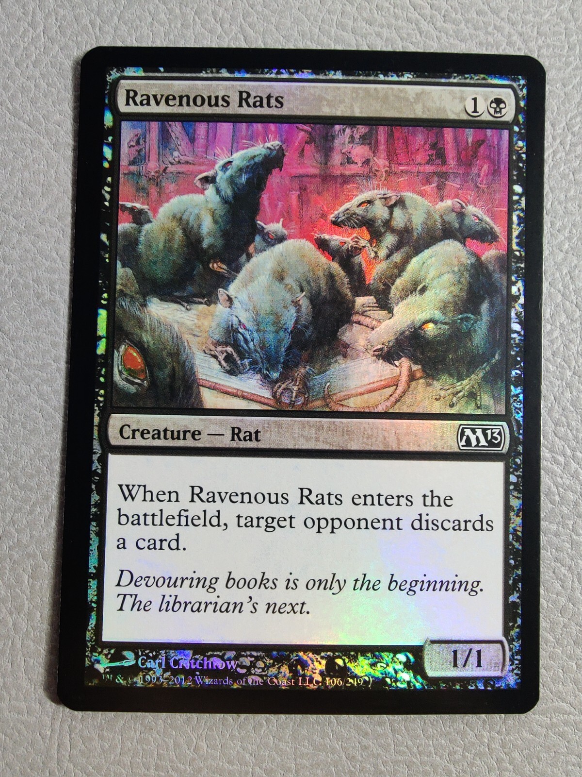 MTG 貪欲なるネズミ Ravenous Rats 4枚セットfoil