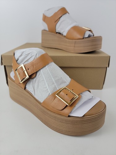 【Steve Madden】JADDA COGNAC SUEDE★リゾート厚底サンダル! Steve Madden】JADDA COGNAC SUEDE☆リゾート厚底サンダル