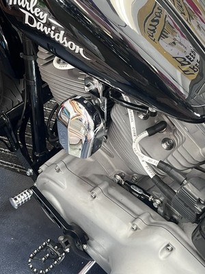 White 10mm Harley Davidson Big Twin 99-17 FXD Dyna Softail