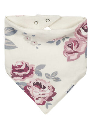 Gerber Modern Moments Baby Girl's 2 Pack Flower Handkerchief Bibs NEW