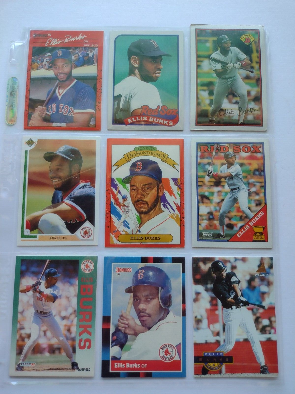 メジャーリーグ　カード　Ellis Burks 1988 TOPPS ELLIS BURKS ALL-ROOKIE CARD#269 NM-MT BOSTON RED