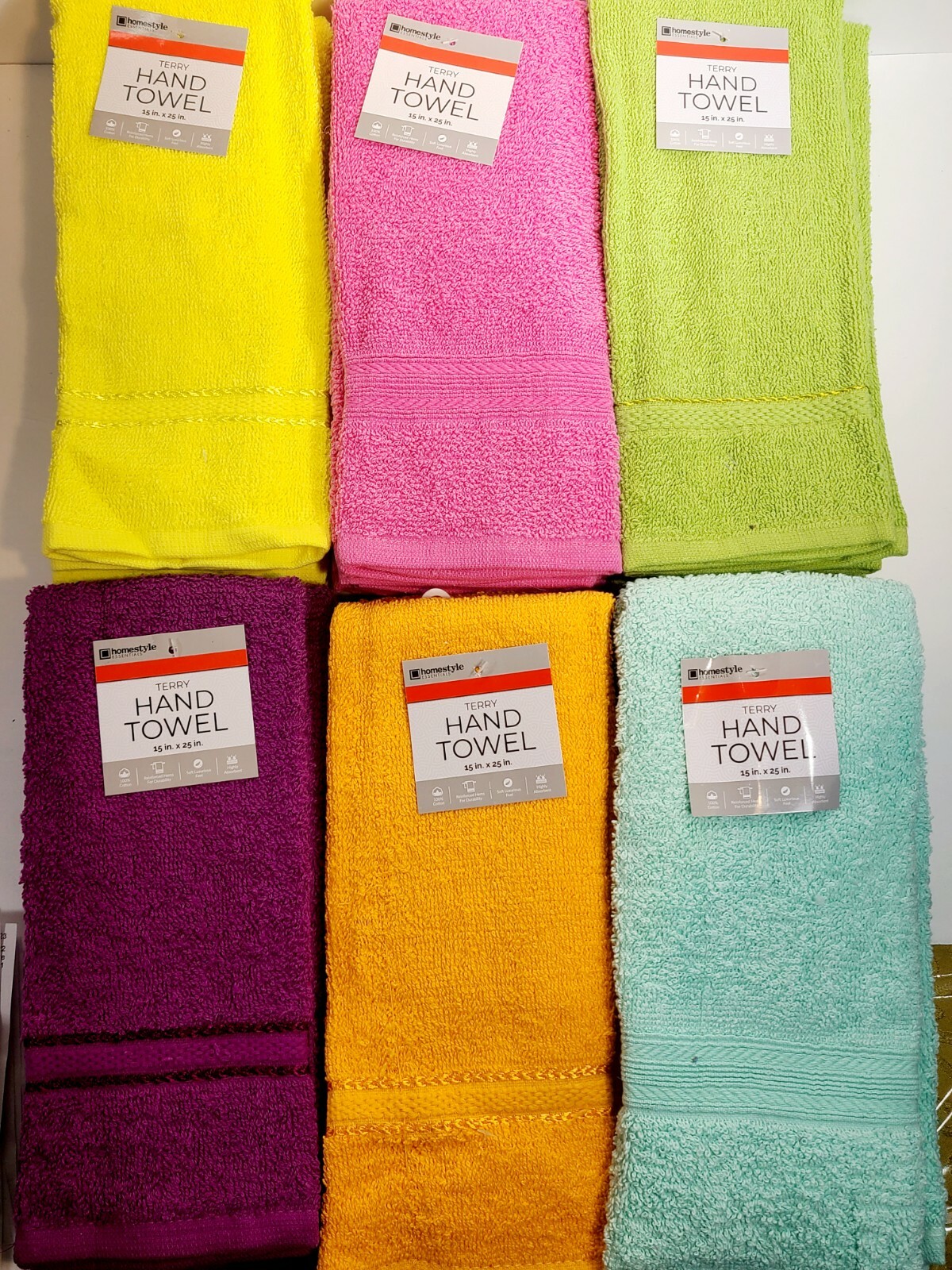 15 X 25 Hand Towels