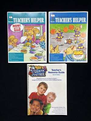 Lot of 3 Teacher Books Grades 2-3 Teachers s Helper Resource Guide Homeschool