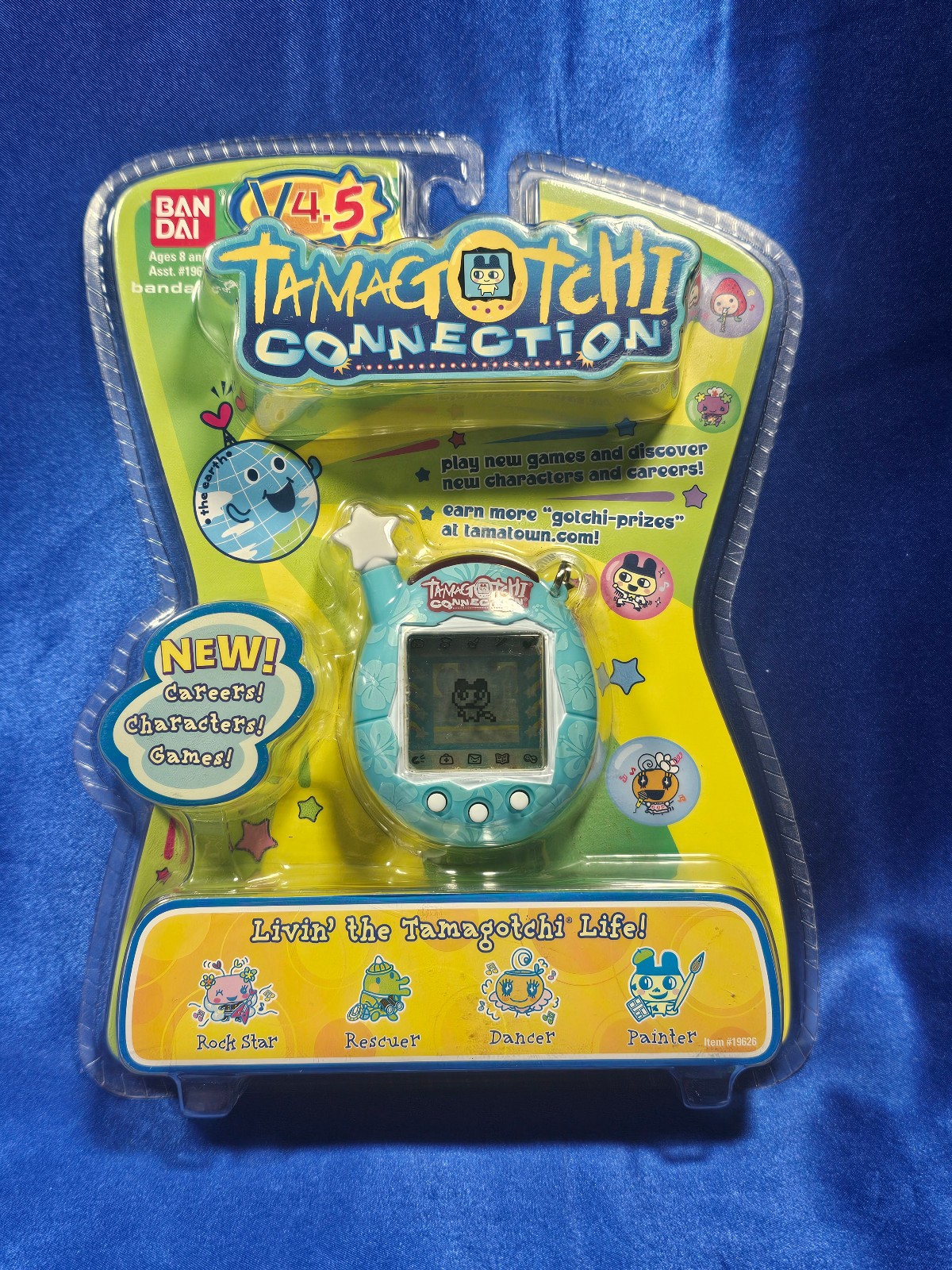 Tamagotchi connection 英語版 ハイビスカス ブルー 2004 Tamagotchi Connection V4.5 Hawaiian Blue Hibiscus | eBay