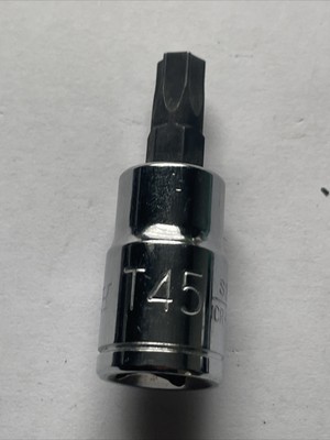 T45 Torx Star Bit socket - 3/8'' Drive - Pittsburgh Socket