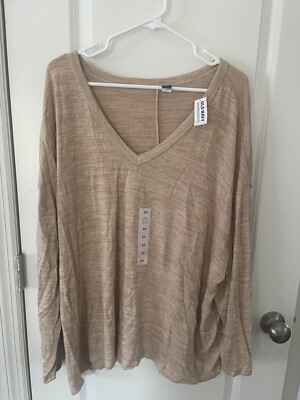 Women s Old Navy Tab Long Sleeve Shirt 3X