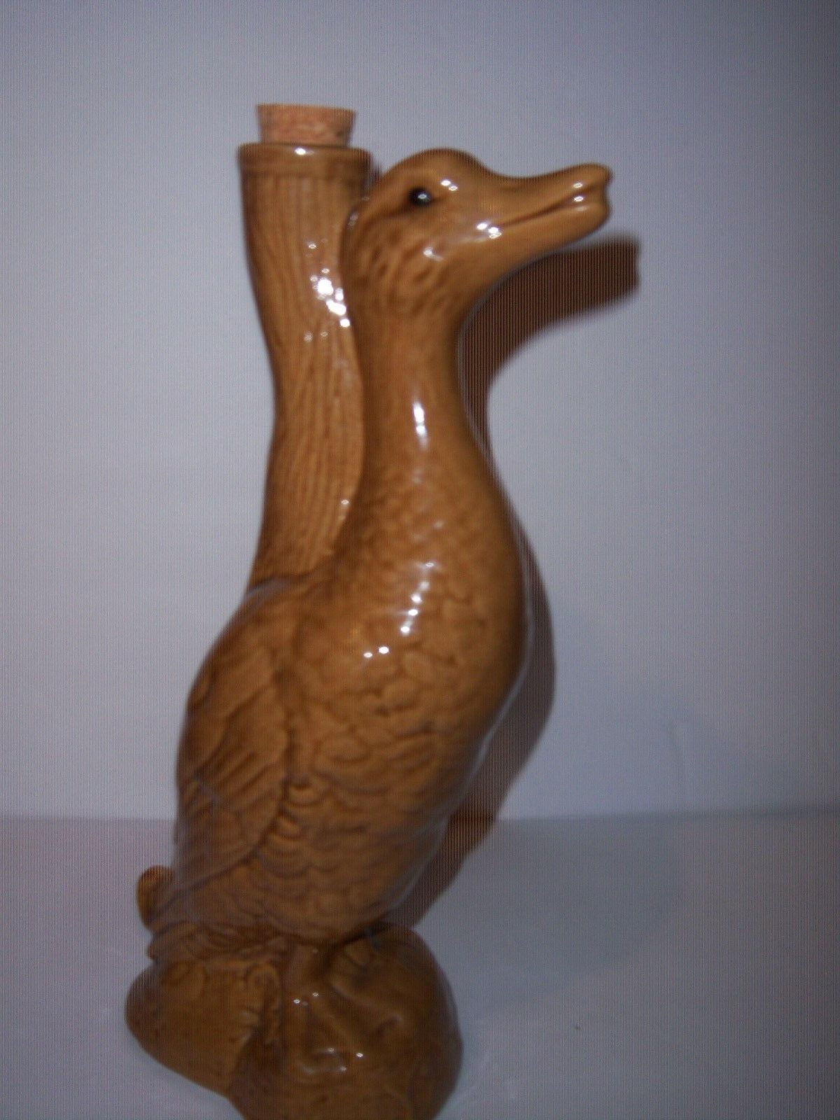 VINTAGE POTTERY DUCK (EMPTY)DECANTER