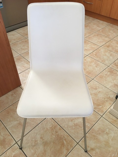 White Dining Chairs x 6 | Dining Chairs | Gumtree Australia Fraser