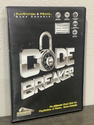 PS1 Pelican Playstation Code Breaker Cheating Made Easy The Ultimate Cheat Disk