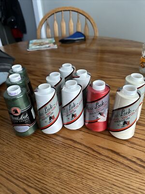 Lot of 12 Rolls Maxi-Lock Thread 3000yds Each New