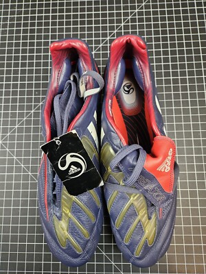Adidas Predator Powerswerve TRX FG Women 910281 RARE Size 10.5 Navy Blue Red