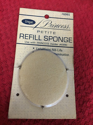6991 UNGAR PRINCESS PETITE REFILL SPONGE FOR 6990 HOLDER