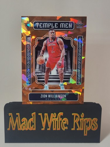 2023-24 Phoenix Zion Williamson Temple Men Orange Cracked